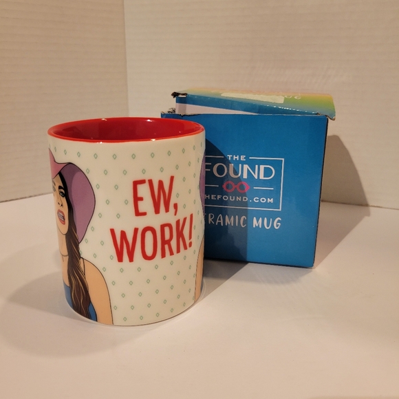 The Found Ew, Work Alexis Rose Schitt’s Creek Ceramic Coffee Cup Mug - Picture 10 of 10